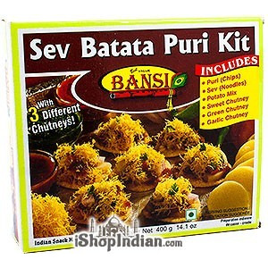 Bansi Sev Batata Puri Kit (14.1 oz box)