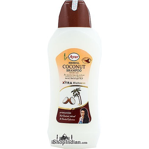 Ayur Herbal Coconut Shampoo (500 ml bottle)