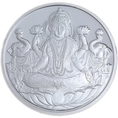 Laxmi .999 Silver Coin - 50 gms (50 gms)
