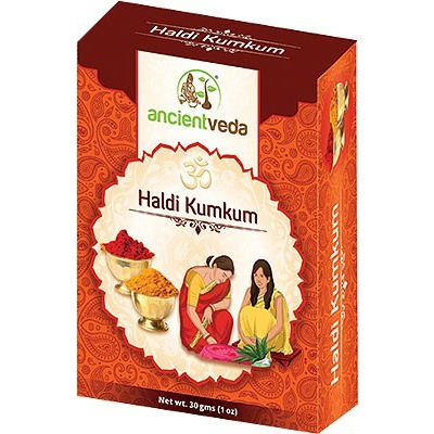 Ancient Veda Haldi Kumkum (1 oz box)