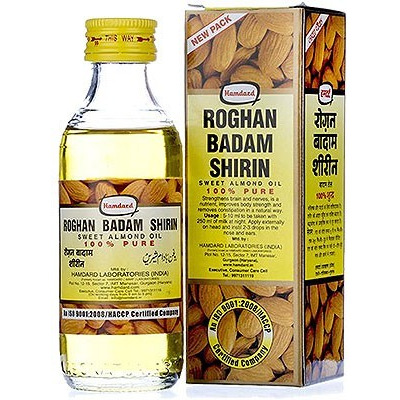 Hamdard Roghan Badam Shirin - Sweet Almond Oil (100 ml bottle)