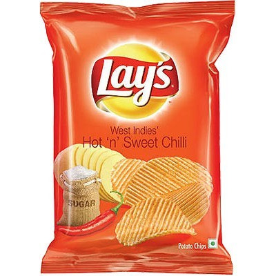 Lay's Hot 'n' Sweet Chilli Chips (40 gm pack)