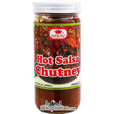 Nirav Hot Salsa Chutney (7.74 oz bottle)
