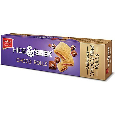 Parle Hide & Seek Choco Rolls (125 gm box)