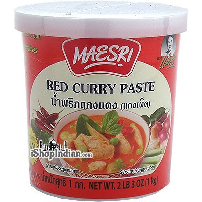 Buy Online Maesri Red Curry Paste - 1 kg (1 kg pack) - Zifiti.com 994717