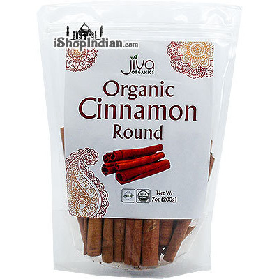 Jiva Organics Cinnamon Sticks (Round) (7 oz bag)