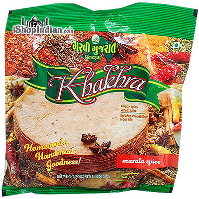 Garvi Gujarat Khakhra - Masala (7 oz bag)