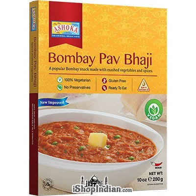 Ashoka Bombay Pav Bhaji - Vegan (Ready-to-Eat) (10 oz box)