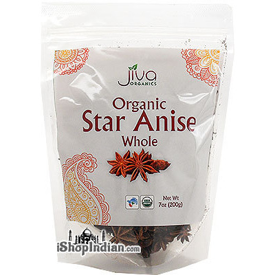 Jiva Organics Star Anise Whole (7 oz bag)