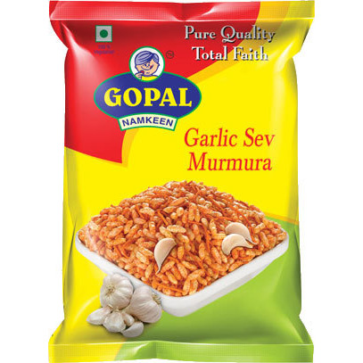 Gopal Garlic Sev Murmura (8.9 oz bag)