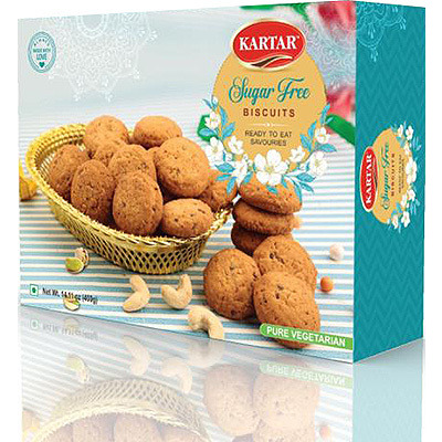 Kartar Sugar Free Biscuits (10.5 oz box)