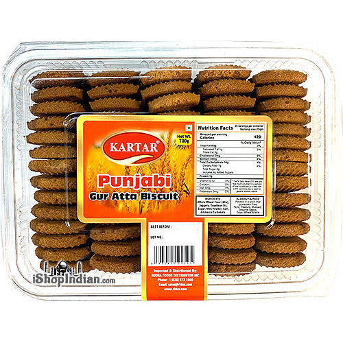 Kartar Punjabi GUR Atta Biscuits (700 gm pack)