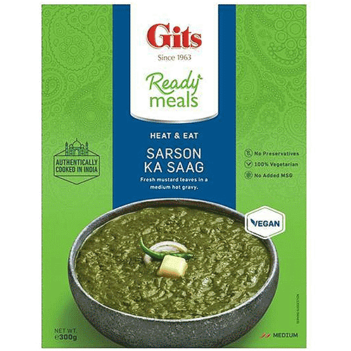 Gits Sarson Ka Saag (Ready-to-Eat) (10 oz pack)