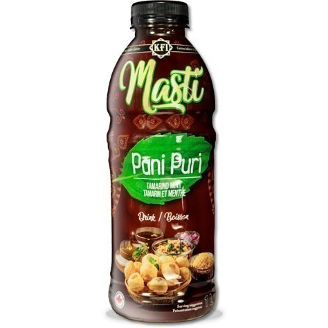 KFI Masti Pani Puri - Tamarind Mint Drink (1 liter bottle)