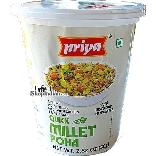 Priya Quick Millet Poha Cup (2.29 oz cup)