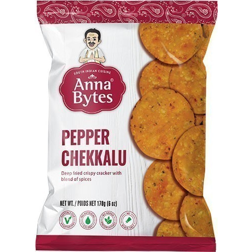 Anna Bytes Pepper Chekkalu (6 oz bag)