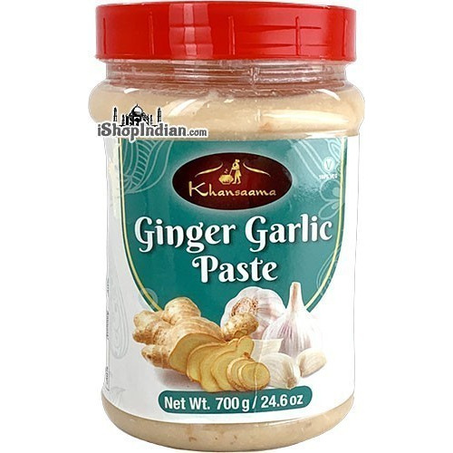 Khansaama Ginger-Garlic Paste - Economy Pack (24.6 oz bottle)