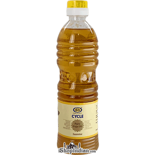 Cycle Pure Puja Oil - Jasmine (500 ml bottle)