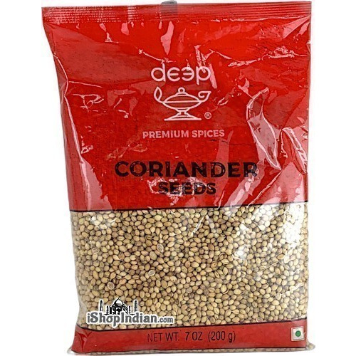 Deep Coriander Seeds (Dhania) - 7 oz (7 oz bag)