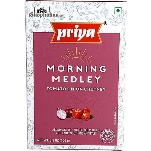 Priya Morning Medley - Tomato Onion Chutney (3.5 oz box)