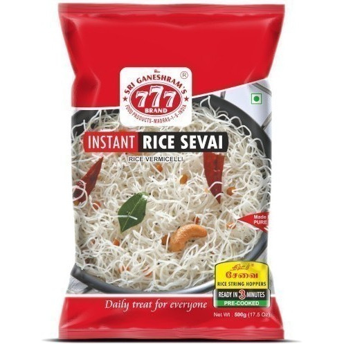 777 Instant Rice Sevai - String Hoppers (500 gm bag)