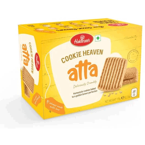 Haldiram's Cookie Heaven - Atta (Whole Wheat) Cookies (6.17 oz box)