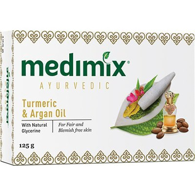 Medimix Ayurvedic Turmeric & Argan Oil Soap (125 gm box)