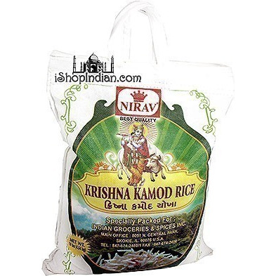 Krishna Kamod Rice - 10 lbs (10 lb bag)