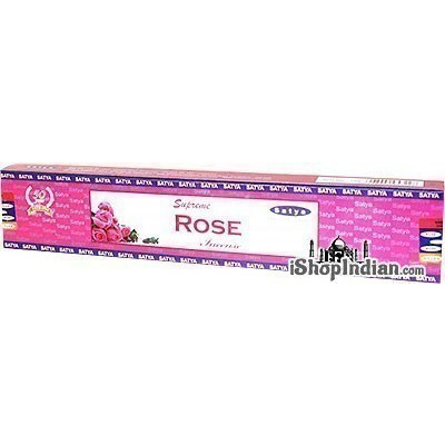 Satya Natural Rose Incense - 15 gms (15 gms box)