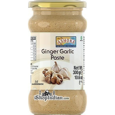 Ashoka Ginger Garlic Paste (10.6 oz jar)