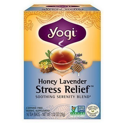 Yogi Honey Lavender Stress Relief Tea (16 tea bags)