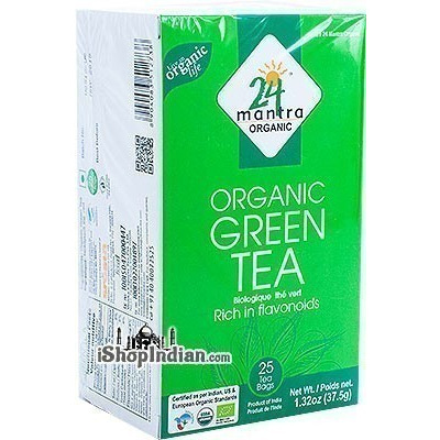 24 Mantra Organic Green Tea Bags - 25 CT (25 ct Tea bags)