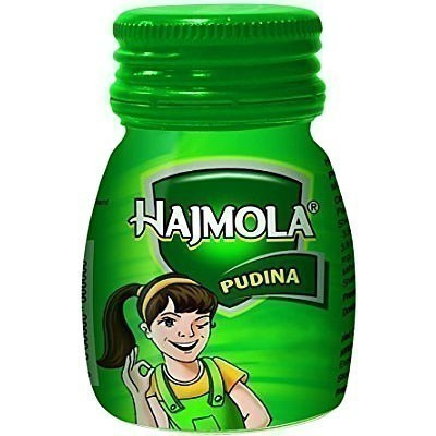 Dabur Hajmola Tablets - Pudina (Mint) Flavor (120 tablets)