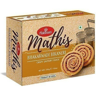 Haldiram's Bhakarwadi Bikaneri (7 oz box)