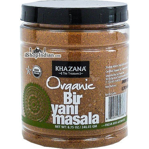 Khazana Organic Biryani Masala (8.75 oz jar)