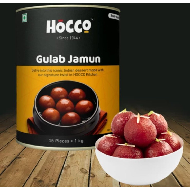 Hocco Gulab Jamun (1 kg Tin)