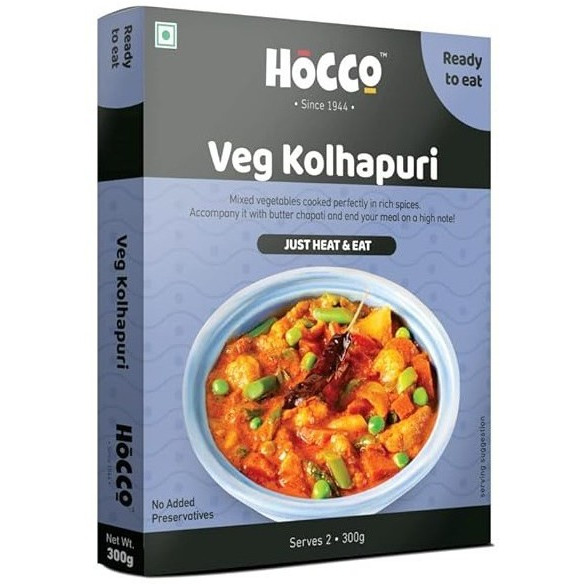 Hocco Veg Kolhapuri (Ready-to-Eat) (10.58 oz box)