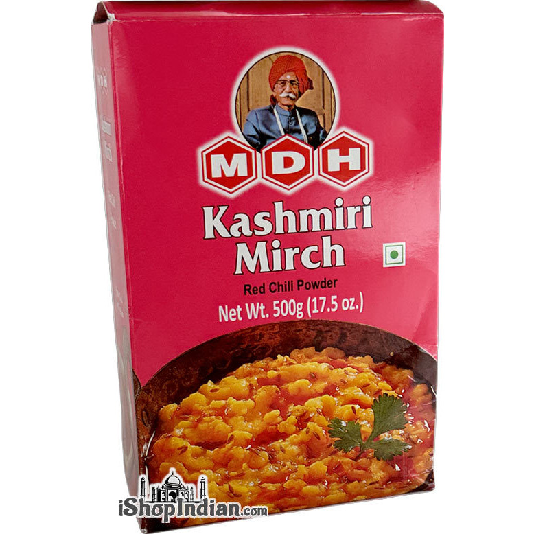 MDH Kashmiri Mirch (chili) Powder - Economy Pack - 17.5 Oz (17.5 oz box)