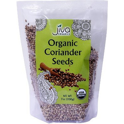 Jiva Organics Coriander Seeds (7 oz bag)