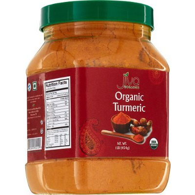Jiva Organics Turmeric Powder - 1 lb jar (1 lb bottle)