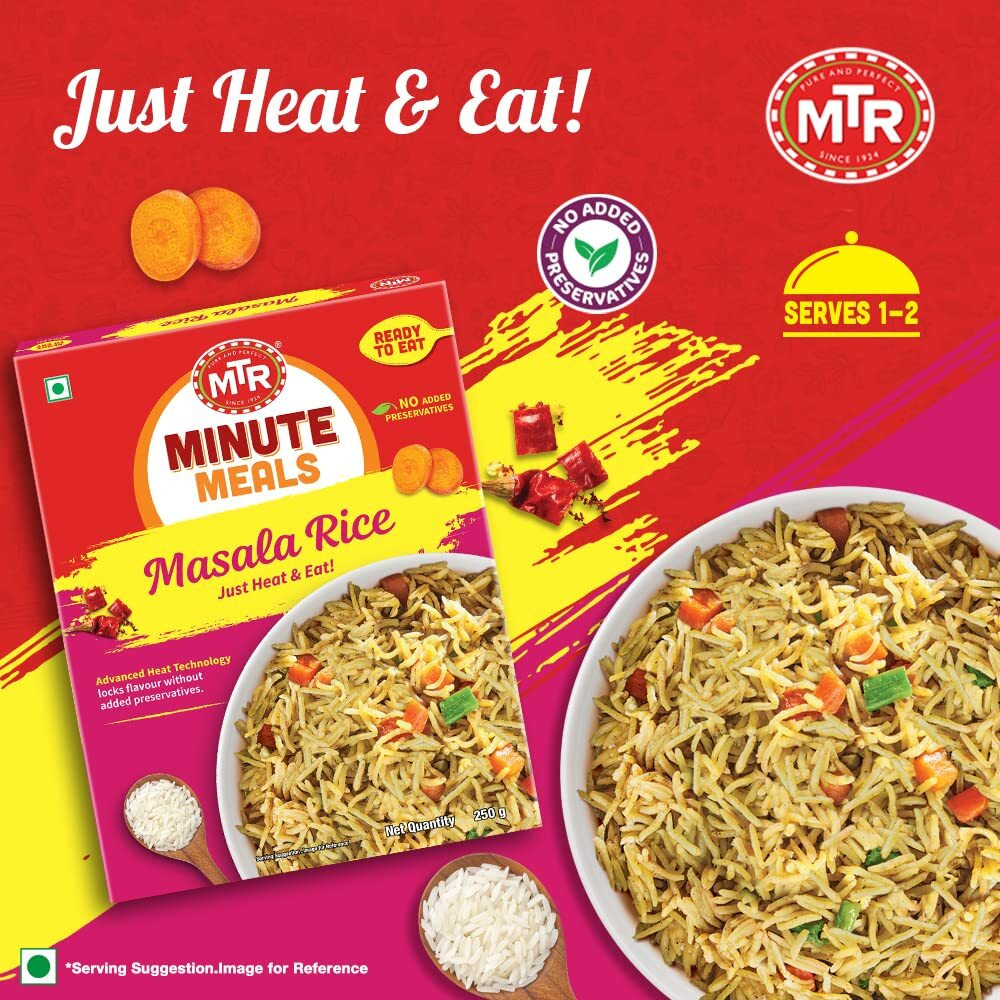 MTR Masala Rice (Ready-to-Eat) (8.9 oz box)