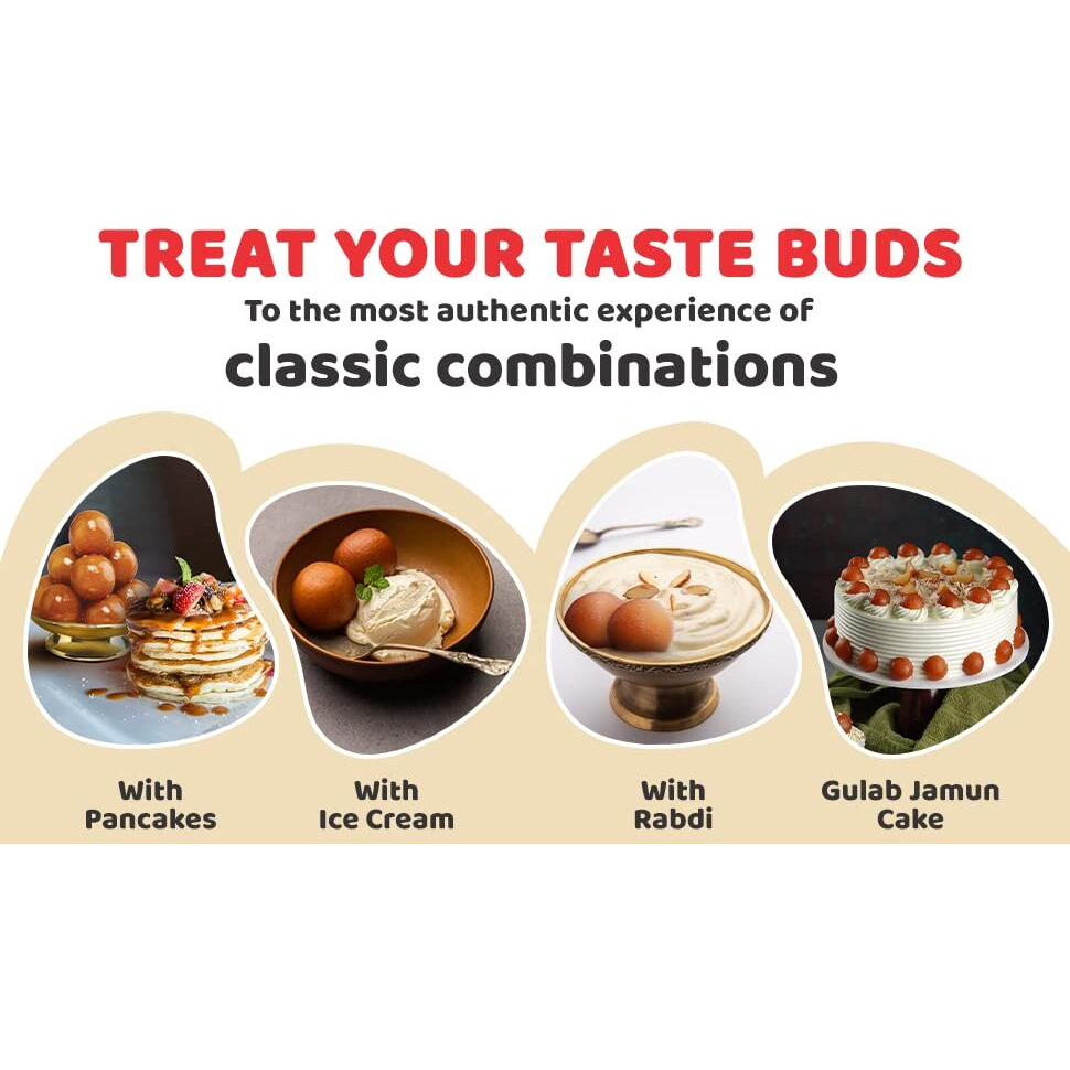 Hocco Gulab Jamun (1 kg Tin)