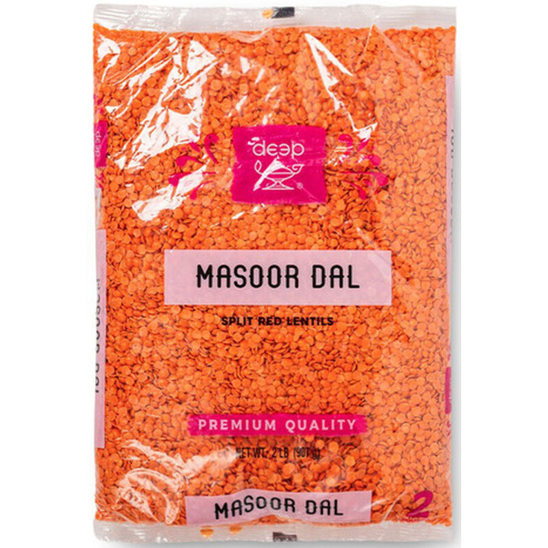 Deep Masoor Dal - Split Red Lentils - 2 lbs (2 lb bag)