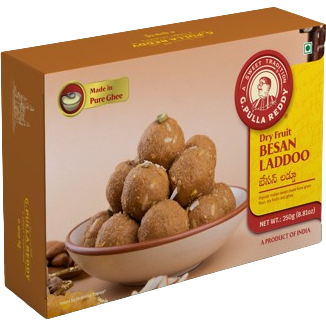 G. Pulla Reddy Dry Fruit Besan Ladoo (Sweets)