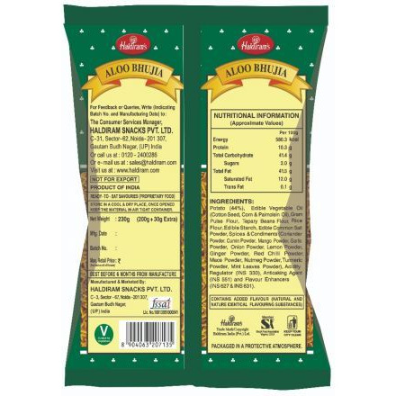 Haldiram's Aloo Bhujia - 400 Gm (14.1 Oz)