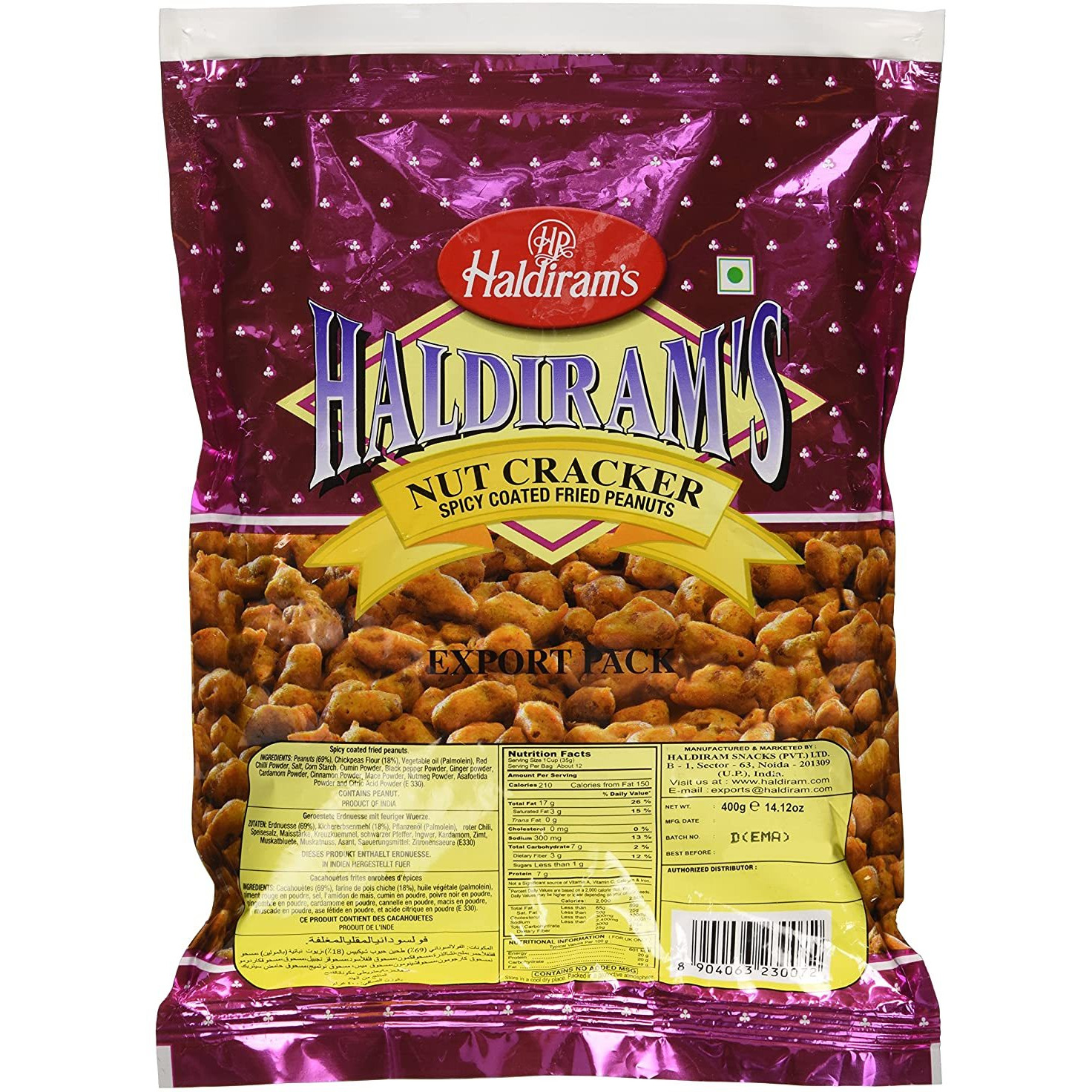Buy Online Haldiram's Nut Cracker 400 Gm (14.12 Oz) 1041836