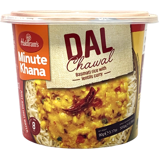 Haldiram's Minute Khana Dal Chawal Cup - 90 Gm (3.17 Oz)