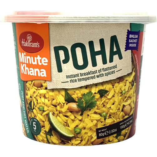 Haldiram Poha Buy Online Haldiram's Minute Khana Poha Cup - 80 Gm (2.82 Oz) - Zifiti