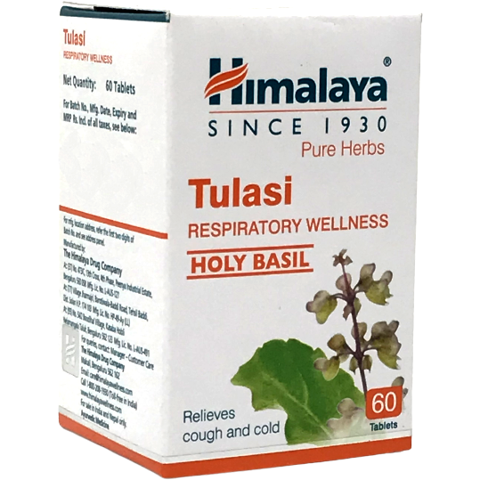 Case of 10 - Himalaya Tulsi Respiratory Wellness - 60 Tablets