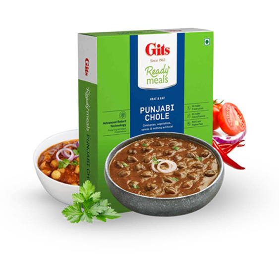 Case of 20 - Gits Ready To Eat Punjabi Chole - 300 Gm (10.5 Oz)